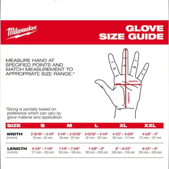 NWT Milwaukee impact cut level 3 goatskin leather gloves - Picture 9 of 9